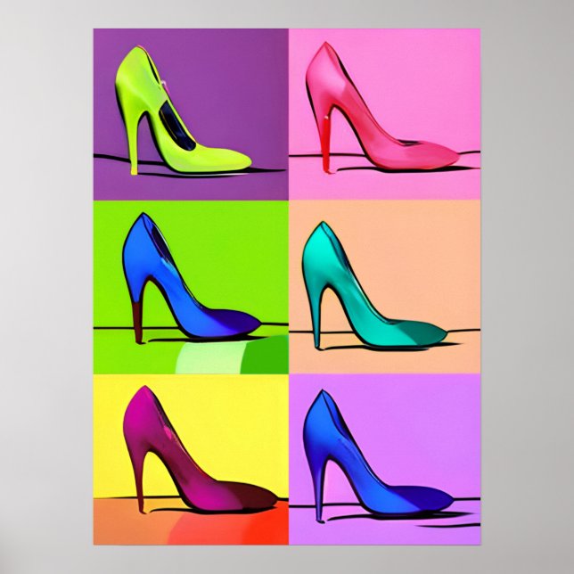 Stiletto Pumps, High Heels Poster Art (Front)