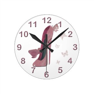 Stiletto Shoe Art Clocks