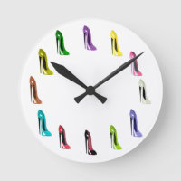 Stiletto Shoe Art Clocks