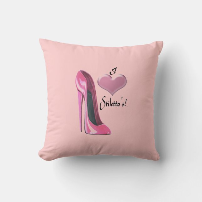Stiletto Shoe Art Pillows (Front)