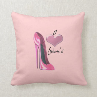 Stiletto Shoe Art Pillows