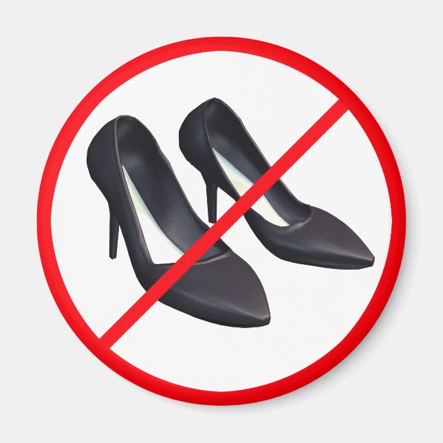 Stilettos Forbidden! Magnet (Front)