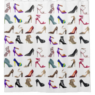 Stilettos High Heel Collage Shower Curtain