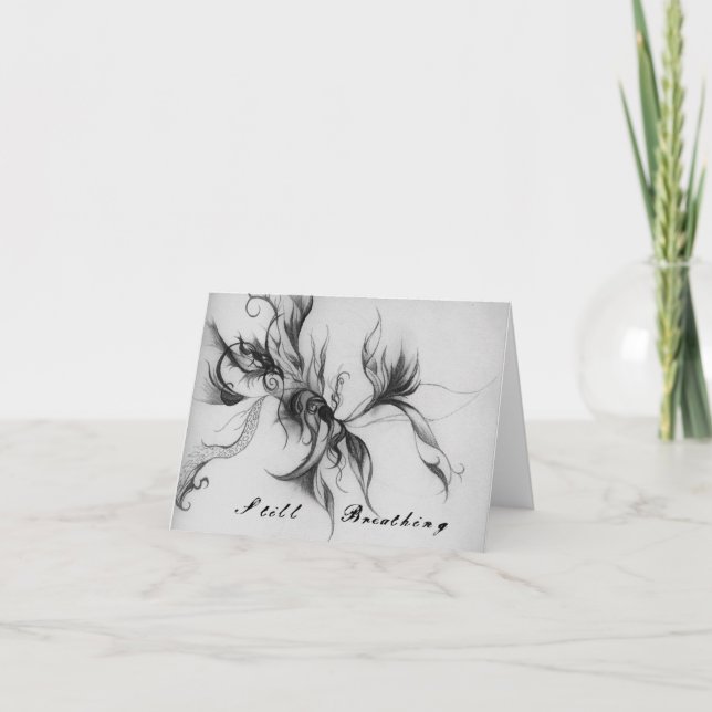 Still Breathing note card w/ envelope (Front)