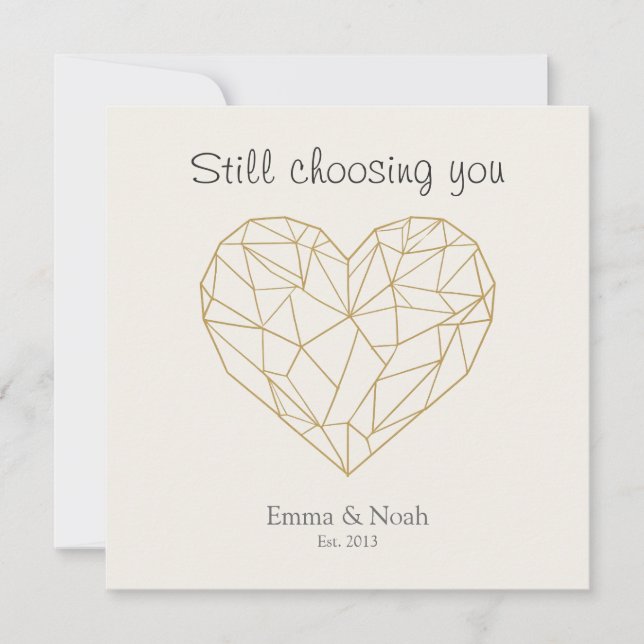 Still Choosing You Valentine Card (Front)