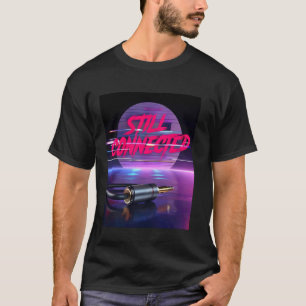Still Connected Wired Music Headphones Retro T-Shirt