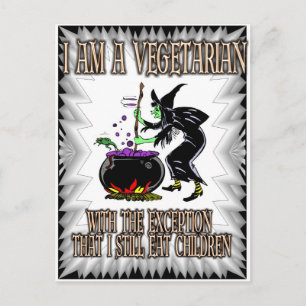 still eat children postcard