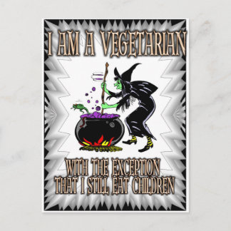 still eat children postcard