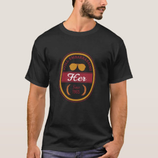 Still Embarrassing Her Since 1965 Marriage Anniver T-Shirt