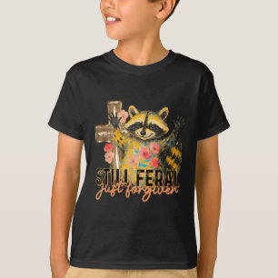 Still Feral Just Forgiven Vintage Christian Cross T-Shirt