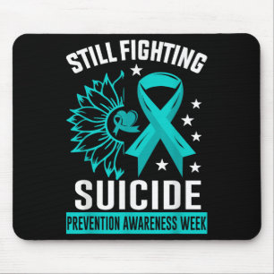Still Fighting Suicide Prevention Awareness Purple Mouse Mat