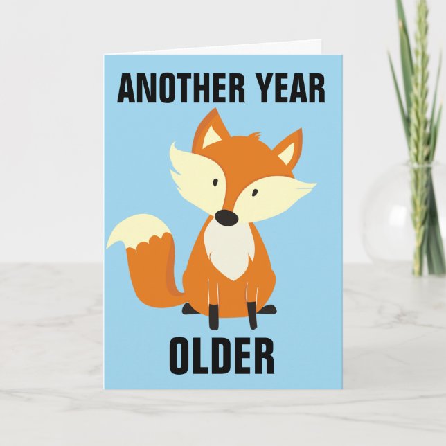 STILL FOXY! FOX HAPPY BIRTHDAY CARDS (Front)