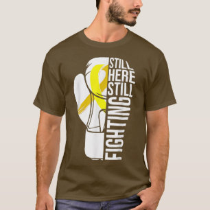 Still Here Still Fighting Ribbon Childhood Cancer T-Shirt
