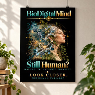Still Human? The Human Variable — BioDigital Mind Poster