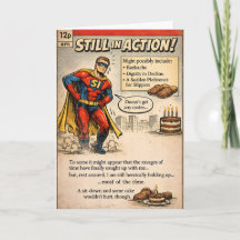 Still in Action Hero - Comic Book Birthday