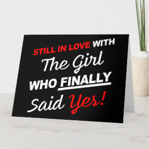 Still in Love Happily Married Husband Anniversary  Thank You Card