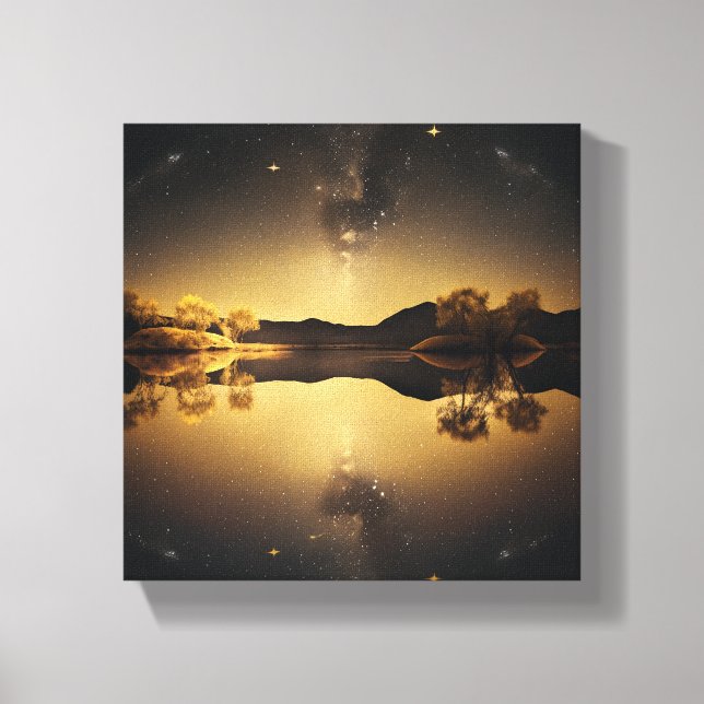Still Lake Canvas Print (Front)