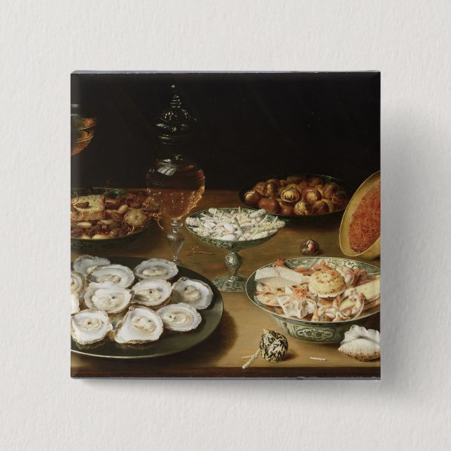 Still life 15 cm square badge (Front)