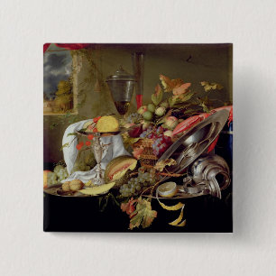 Still Life 15 Cm Square Badge