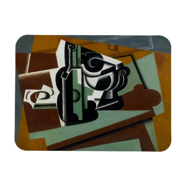 Still Life, 1917 (oil on panel) Magnet (Horizontal)