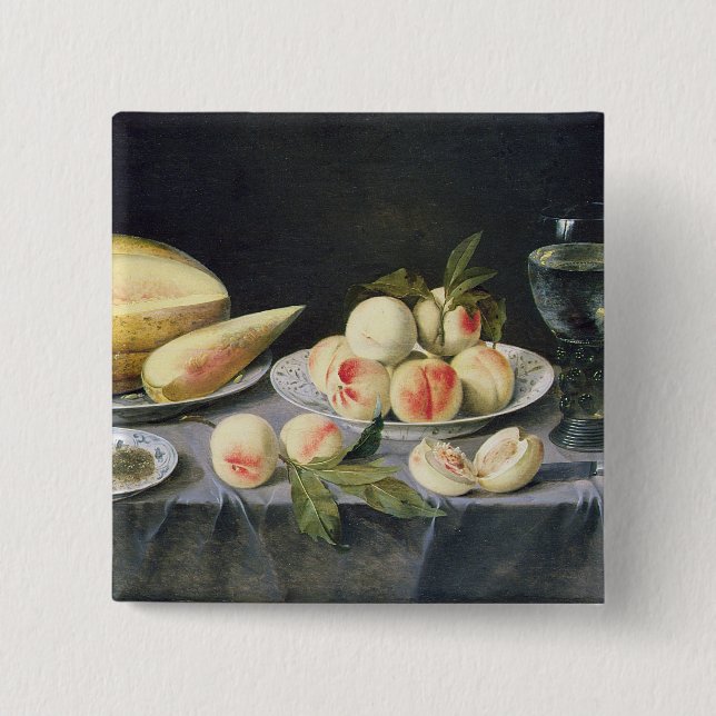 Still Life 2 15 Cm Square Badge (Front)
