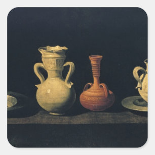 Still Life 4 Square Sticker
