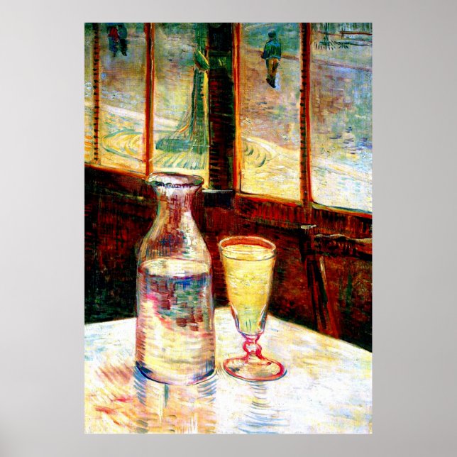 Still Life Absinthe Van Gogh Fine Art Poster (Front)