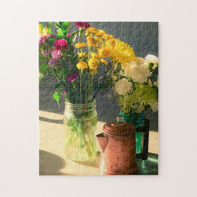 Still Life and Floral Puzzle (Vertical)
