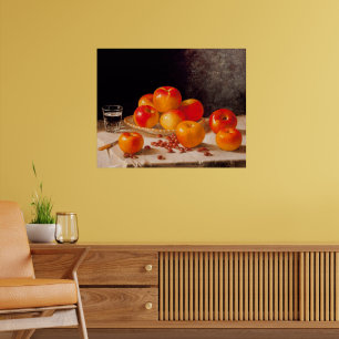 Still Life, Apples and Chestnuts Poster