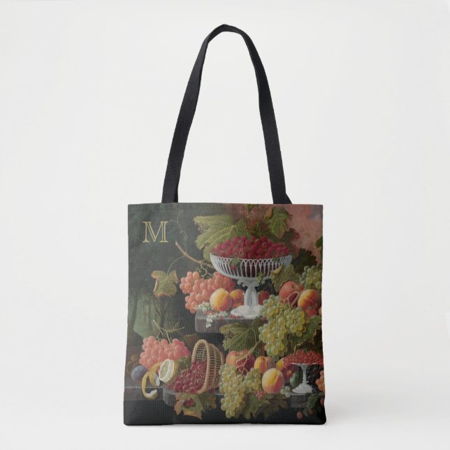 Still Life art custom monogram bags (Front)