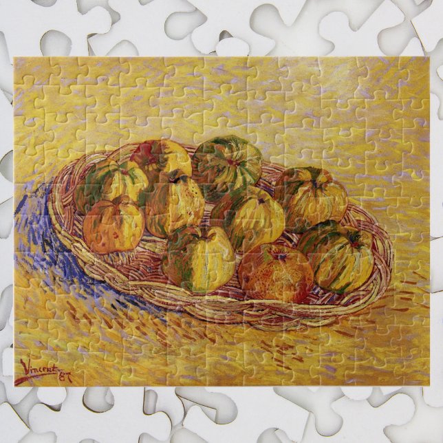 Still Life, Basket of Apples by Vincent van Gogh Jigsaw Puzzle (Creator Uploaded)