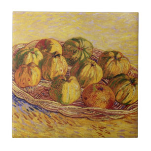 Still Life, Basket of Apples by Vincent van Gogh Tile