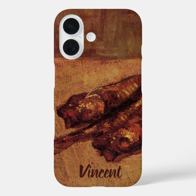 Still Life Bloaters and Garlic by Vincent van Gogh Case-Mate iPhone Case (Back)