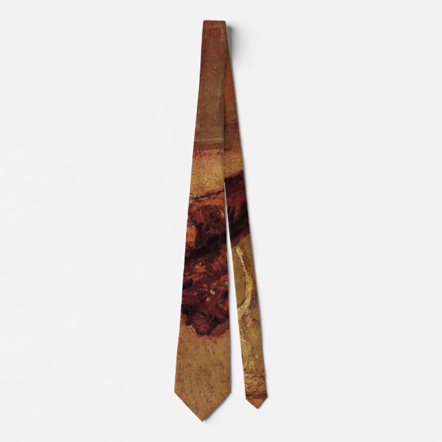 Still Life Bloaters and Garlic by Vincent van Gogh Tie (Front)