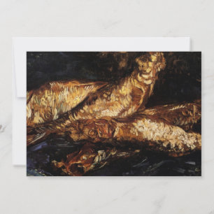 Still Life Bloaters by Vincent van Gogh Invitation