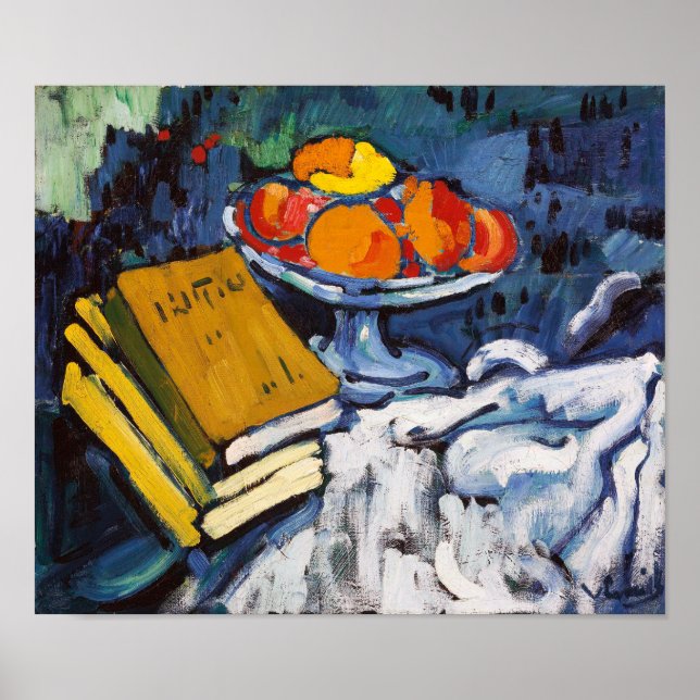 Still Life Books and Bowl | Maurice de Vlaminck | Poster (Front)
