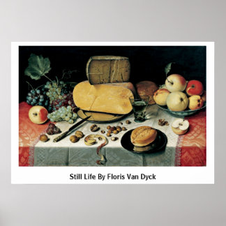 Still Life By Floris Van Dyck Poster