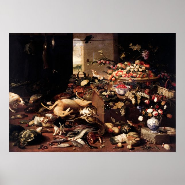 Still Life by Jan van Kessel the Elder Poster (Front)