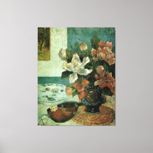 Still life by Paul Gauguin Canvas Print