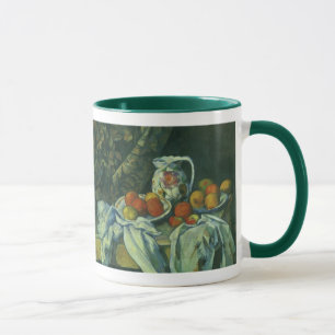 Still Life, Curtain and Pitcher by Paul Cezanne Mug