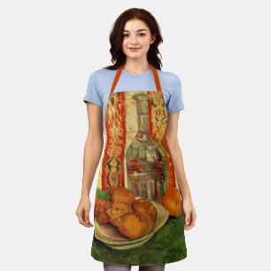Still Life Decanter and Lemons by Vincent van Gogh Apron