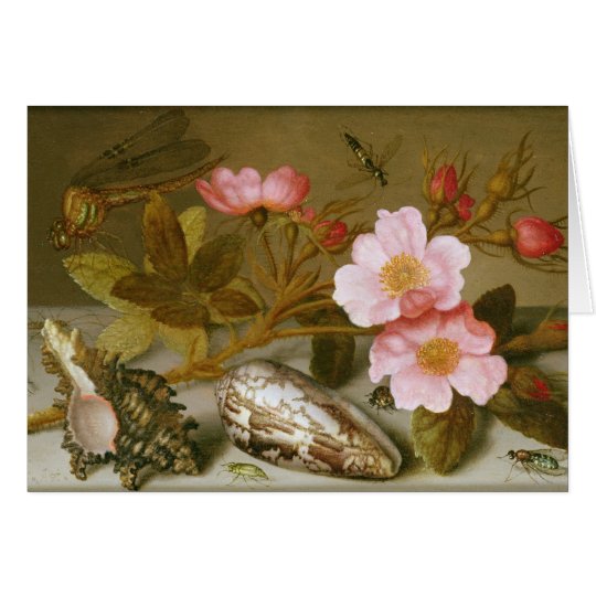 Still life depicting flowers card