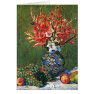 Still Life Flowers and Fruit by Pierre Renoir