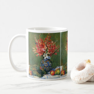 Still Life Flowers and Fruit by Pierre Renoir Coffee Mug