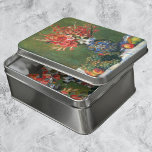 Still Life Flowers and Fruit by Pierre Renoir Jigsaw Puzzle<br><div class="desc">Still Life Flowers and Fruit (1889) by Pierre Renoir is a vintage impressionism fine art still life floral painting. A beautiful bouquet of red and white gladiola flowers from the garden. There are apples, pears and bunches of grapes on the table next to the decorative vase. About the artist: Pierre-Auguste...</div>