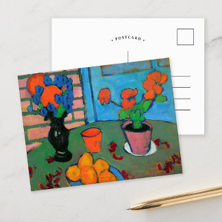 Still Life Flowers and Oranges | von Jawlensky Postcard