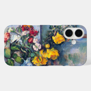 Still Life Flowers in a Vase By Paul Cezanne iPhone 16 Case