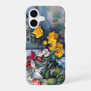 Still Life Flowers in a Vase By Paul Cezanne iPhone 16 Case