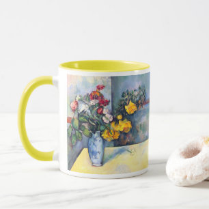 Still Life Flowers in a Vase By Paul Cezanne Mug