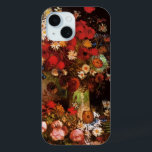 Still Life Flowers in a Vase by Vincent van Gogh iPhone 15 Case<br><div class="desc">Vase with Poppies, Cornflowers, Peonies and Chrysanthemums by Vincent van Gogh is a vintage fine art post impressionism still life floral painting. A bouquet with a variety of blooming fresh cut spring garden flowers in a vase. About the artist: Vincent Willem van Gogh (1853 -1890) was one of the most...</div>